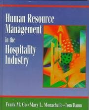 Tapa de Human resource management in the hospitality industry