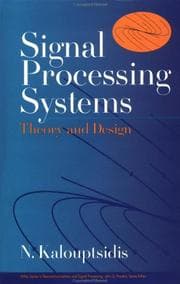 Tapa de Signal processing systems
