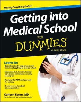 Tapa de Getting into medical school for dummies