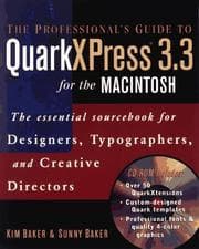 Tapa de The professional's guide to QuarkXpress 3.3 for the Macintosh