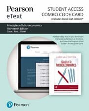Tapa de Pearson EText for Principles of Microeconomics -- Combo Access Card