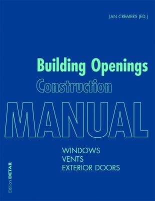 Tapa de Building Openings Construction Manual