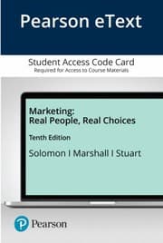 Tapa de Pearson EText for Marketing