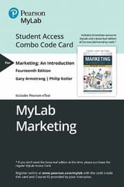 Tapa de MyLab Marketing with Pearson eText -- Combo Access Card -- for Marketing