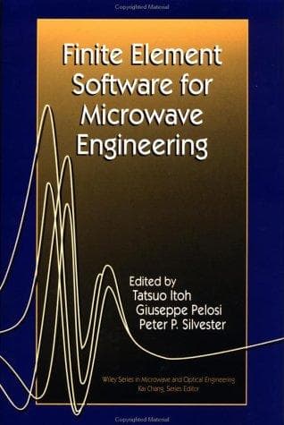 Tapa de Finite Element Software for Microwave Engineering (Wiley Series in Microwave and Optical Engineering)