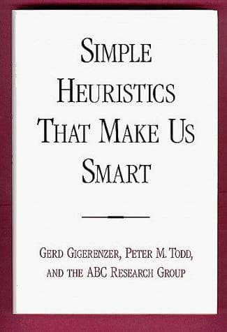 Tapa de Simple heuristics that make us smart