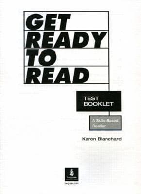 Tapa de Get Ready to Read Test Booklet
