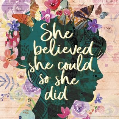Tapa de She Believed She Could, So She Did