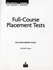 Tapa de Placement Tests