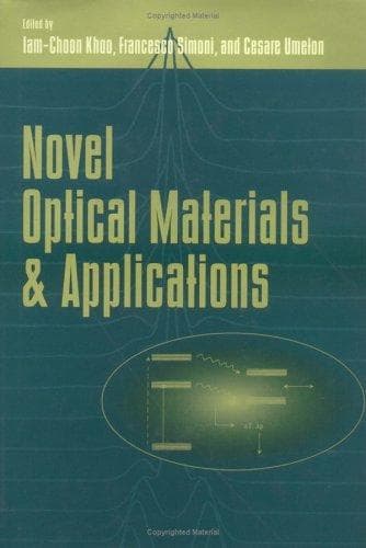 Tapa de Novel optical materials and applications