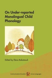 Tapa de On under-Reported Monolingual Child Phonology