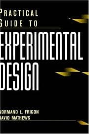 Tapa de Practical guide to experimental design