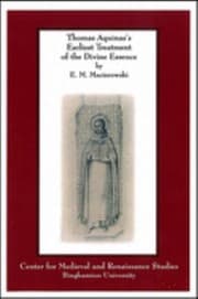 Tapa de Thomas Aquinas's earliest treatment of the divine essence