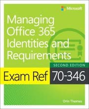 Tapa de Managing Office 365 identities and requirements