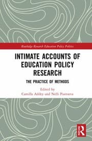 Tapa de Intimate Accounts of Education Policy Research
