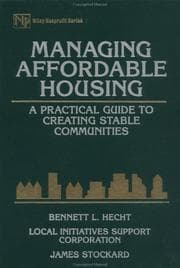 Tapa de Managing affordable housing