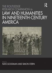 Tapa de Routledge Research Companion to Law and Humanities in Nineteenth-Century America