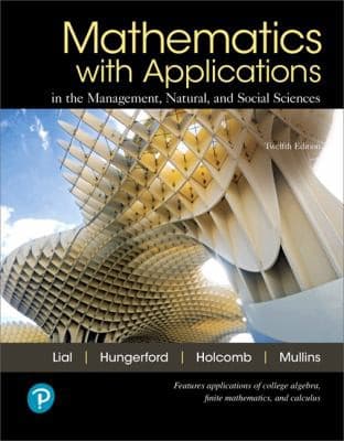 Tapa de Mathematics with Applications and Mylab Math with Pearson EText -- Title-Specific Access Card Package