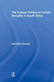 Tapa de The cultural politics of female sexuality in South Africa