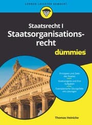 Tapa de Staatsorganisationsrecht I Für Dummies