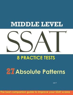 Tapa de SSAT Absolute Patterns Middle Level