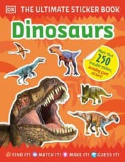 Tapa de Ultimate Sticker Book Dinosaurs