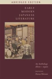 Tapa de Early Modern Japanese Literature