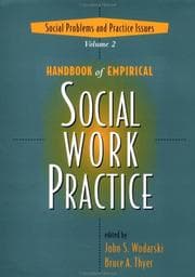 Tapa de Handbook of Empirical Social Work Practice, Social Problems and Practice Issues