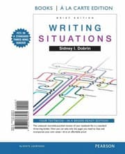 Tapa de Writing Situations, Brief Edition, Books a la Carte Edition