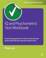 Tapa de IQ and psychometric test workbook