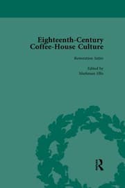Tapa de Eighteenth-Century Coffee-House Culture, Vol 1