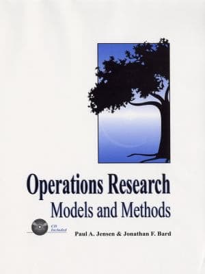 Tapa de Operations research models and methods