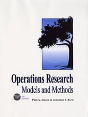 Tapa de Operations research models and methods