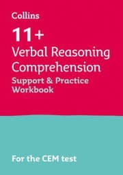 Tapa de 11+ Verbal Reasoning Comprehension Support and Practice Workbook