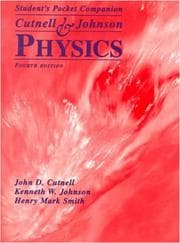 Tapa de Students Pocket Companion to Accompany Physics