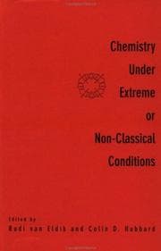Tapa de Chemistry under extreme or non-classical conditions