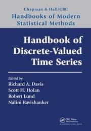 Tapa de Handbook of Discrete-Valued Time Series
