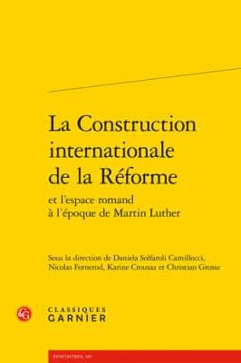Tapa de Construction Internationale de la Reforme