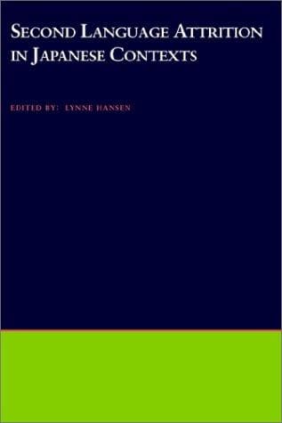 Tapa de Second language attrition in Japanese contexts