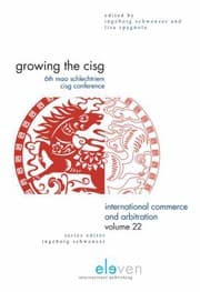 Tapa de Growing the CISG