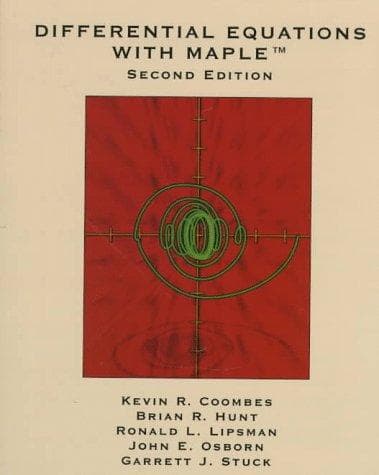 Tapa de Differential equations with Maple