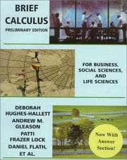 Tapa de Brief calculus for business, social sciences, and life sciences