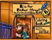 Tapa de B Is for Baker Street - My First Sherlock Holmes Coloring Book