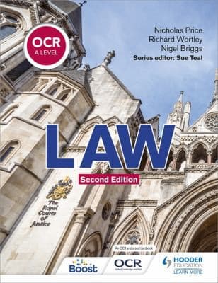 Tapa de OCR a Level Law Second Edition