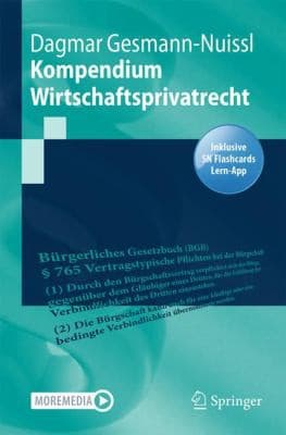 Tapa de Kompendium Wirtschaftsrecht