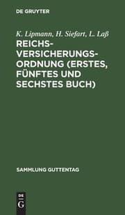 Tapa de Reichsversicherungsordnung