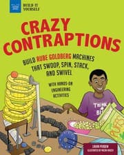 Tapa de Crazy Contraptions - Build Machines That Swoop, Spin, Stack, and Swivel