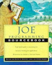 Tapa de Joe programming sourcebook