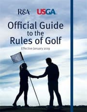Tapa de Official Guidebook to the Rules of Golf