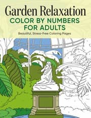 Tapa de Garden Relaxation Color by Numbers for Adults